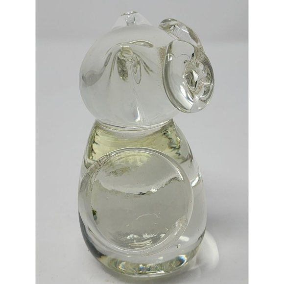 Vintage Art Glass Action International LTD Paperweight Owl Figurine - Picture 4 of 9